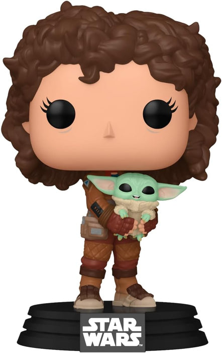 Funko POP! Vinyl: Star Wars: the Mandalorian S9 - Peli Motto With Grogu (the Child, Baby Yoda) - Collectable Vinyl Figure - Gift Idea - Official Merchandise - Toys for Kids & Adults - TV Fans