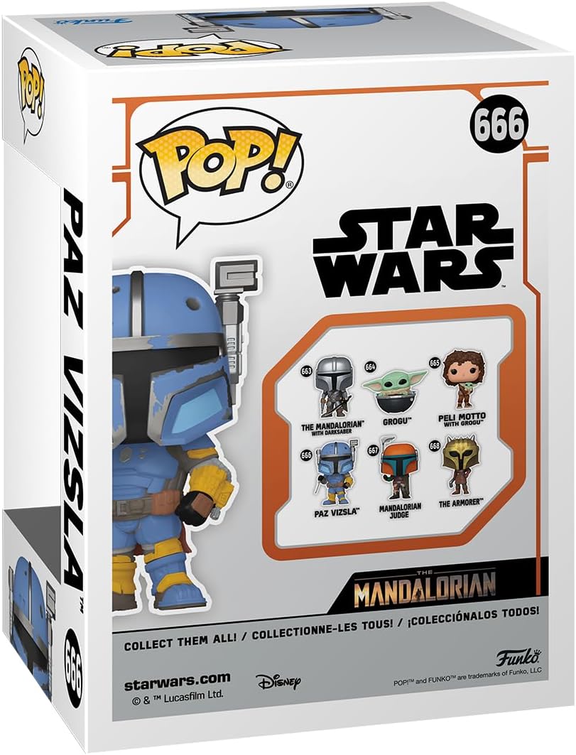 Funko POP! Vinyl: Star Wars: the Mandalorian S9 - Paz Vizsla - Collectable Vinyl Figure - Gift Idea - Official Merchandise - Toys for Kids & Adults - TV Fans - Model Figure for Collectors and Display
