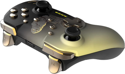 Harry Potter - Manette Sans Fil pour Nintendo Switch - Modèle Hedwige - Noire - Câble 1M