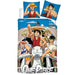 Parure de lit réversible OP - Luffy et tous les personnages - 140 cm x 200 cm