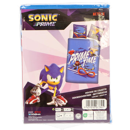 Parure de lit réversible Sonic Come and Get Me ! - 140 cm x 200 cm