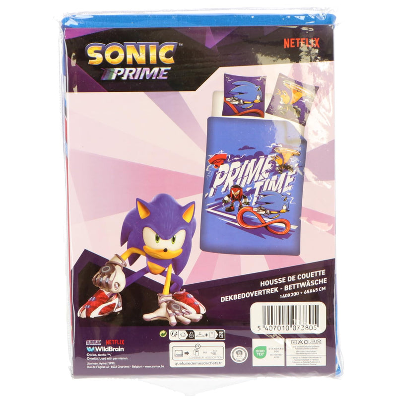 Parure de lit réversible Sonic Come and Get Me ! - 140 cm x 200 cm