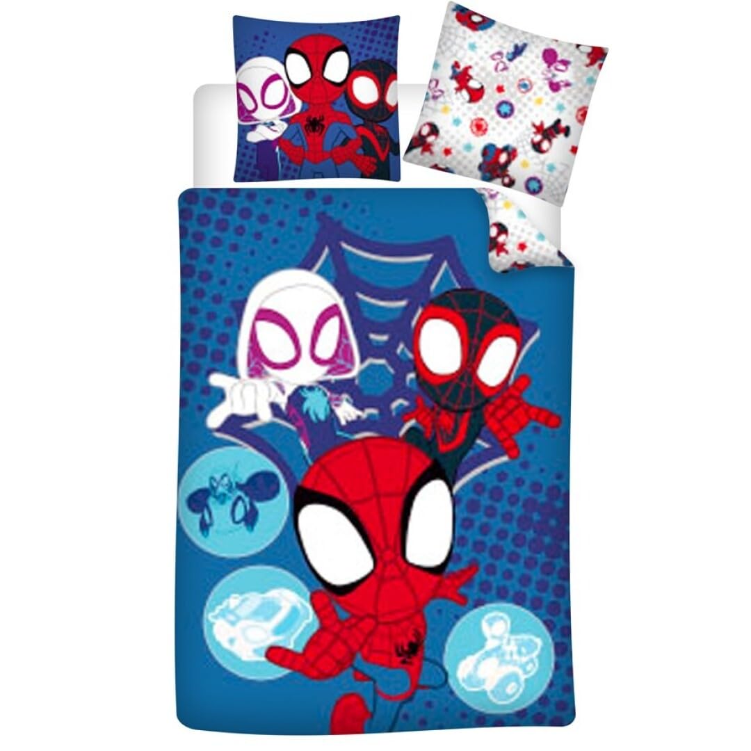 MARVEL - Parure de lit 140x200cm - Trio Kids '100% PolyCoton'