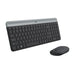 Logitech Slim Wireless Keyboard and Mouse Combo MK470, QWERTY US International Layout - Grey