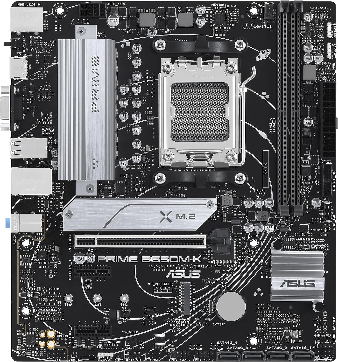 ASUS PRIME B650M-K (Socket AM5/B650/DDR5/S-ATA 6Gb/s/Micro ATX