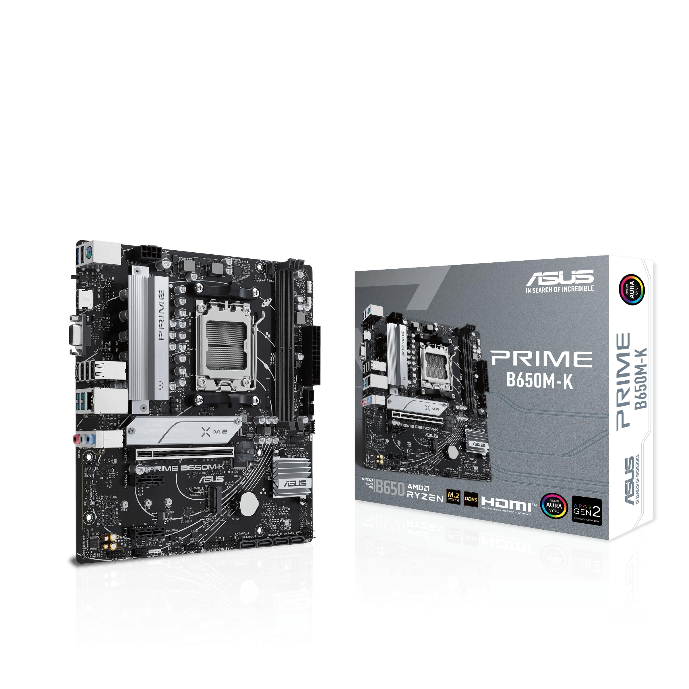 ASUS PRIME B650M-K (Socket AM5/B650/DDR5/S-ATA 6Gb/s/Micro ATX