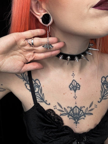 Alchemy Gothic Kiss The Night Par de Pendientes