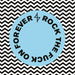 Rock The Fuck On Forever (Blue/Black Splatter)