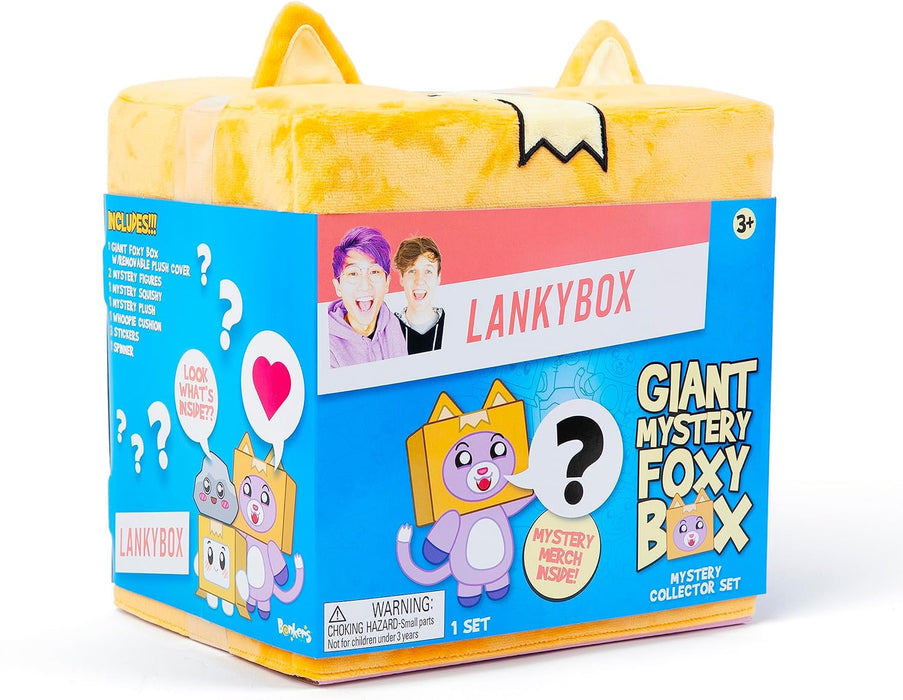 LankyBox Giant Foxy Mystery Box Foxy Mystery Box with 10 Exciting Toys to Discover inside, Officially Licensed Merch