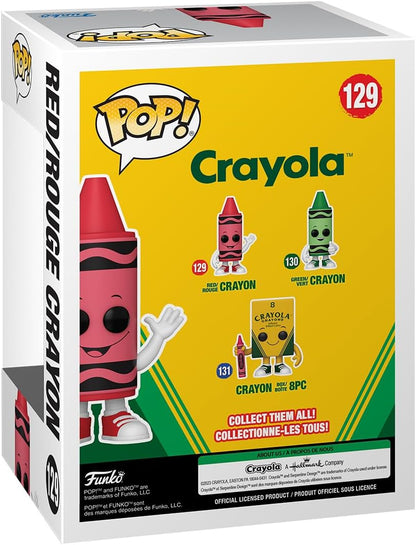Funko POP! Vinyl: Crayola - Red Crayon - Collectable Vinyl Figure - Gift Idea - Official Merchandise - Toys for Kids & Adults - Ad Icons Fans - Model Figure for Collectors and Display