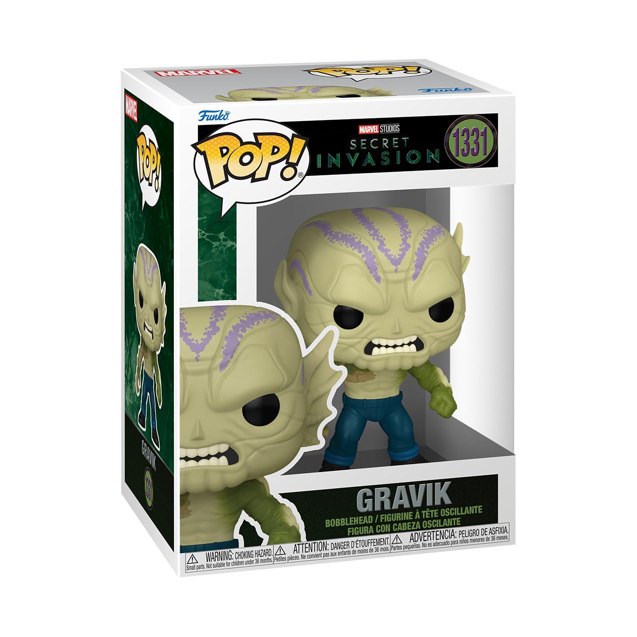 Funko POP! Marvel: Secret Invasion - Gravik - Collectable Vinyl Figure - Official Merchandise - Toys for Kids & Adults - Marvel Fans - Model Figure for Collectors and Display