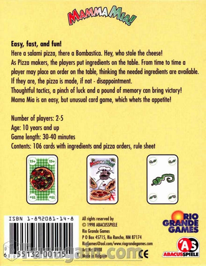 Rio Grande Games Mamma Mia