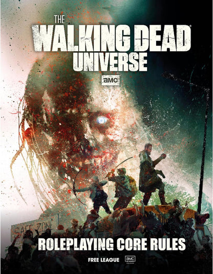 The Walking Dead Universe RPG Core Rules - Hardback RPG Book, Horror Roleplaying, Free League Publishing