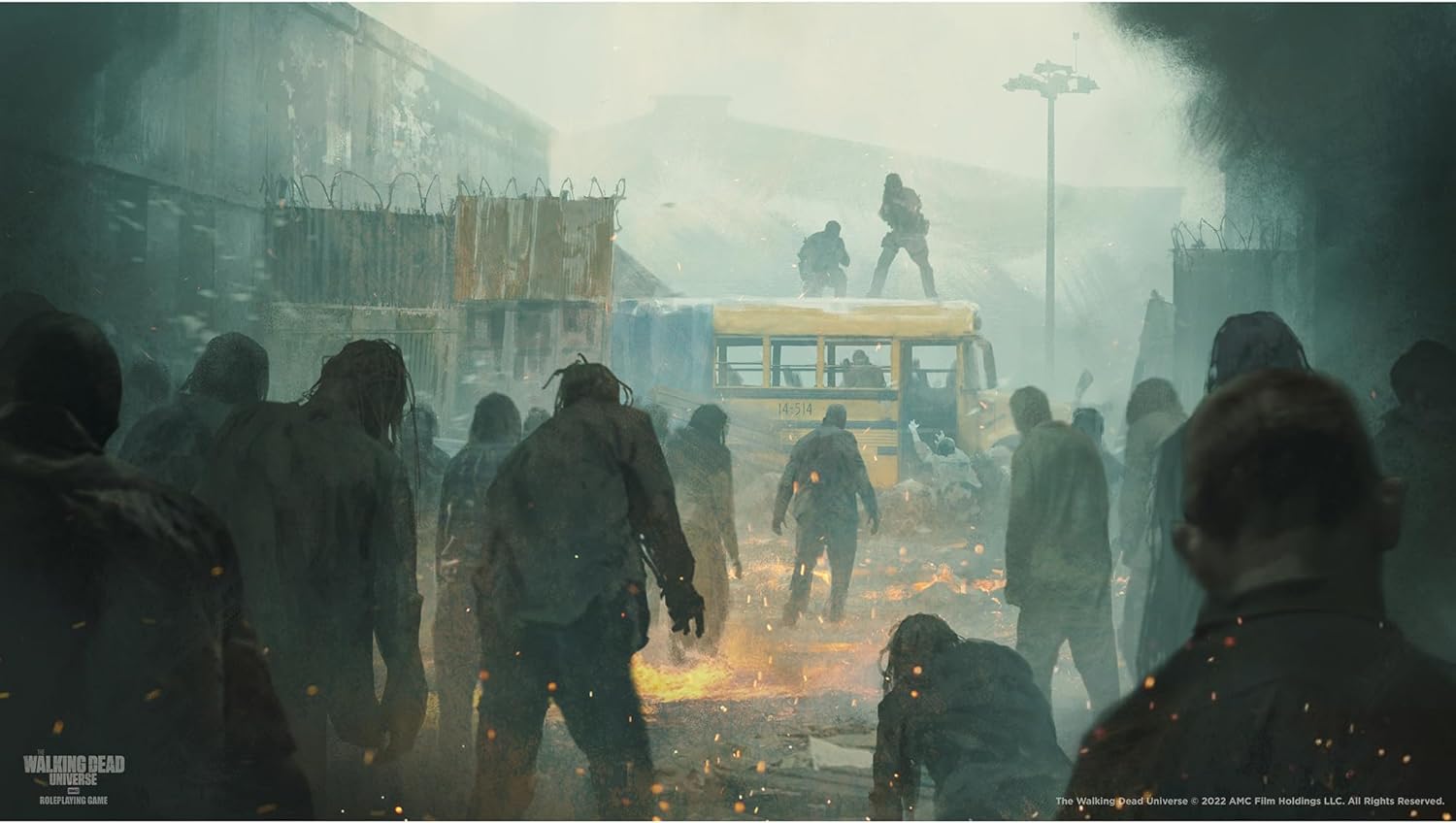 The Walking Dead Universe RPG Core Rules - Hardback RPG Book, Horror Roleplaying, Free League Publishing