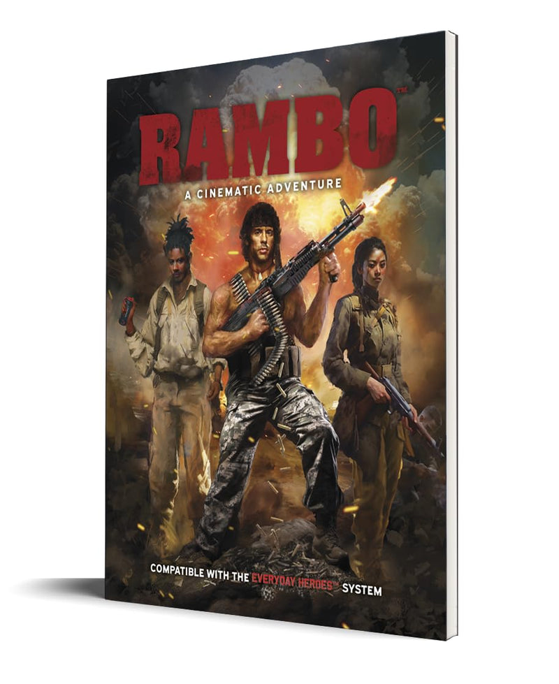 Cinematic Adventure: Rambo - Expansion Hardcover RPG Book, for use with Everyday Heroes Core Rule Book, d20 5e compatible