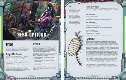 Evil Genius Gaming: Cinematic Adventure: Universal Soldier - Expansion Hardcover RPG Book, Use W/ The Everyday Heroes Core Rulebook, d20 5e Compatible