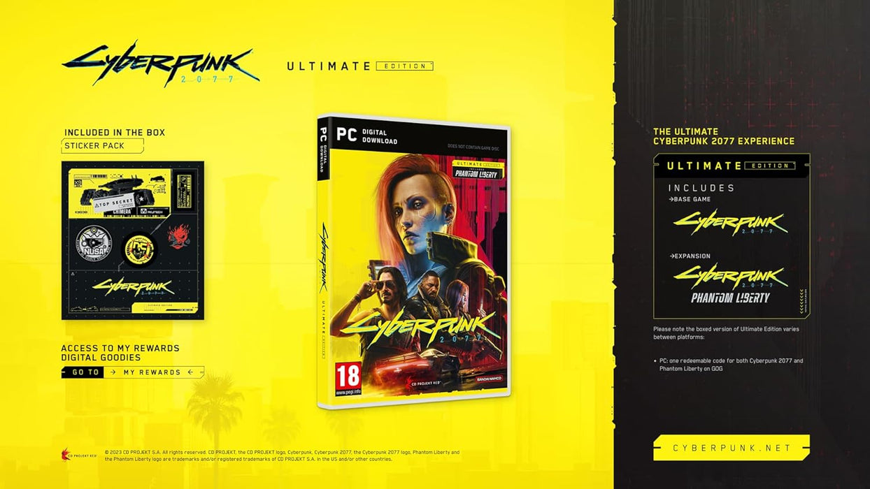 Cyberpunk 2077: Ultimate Edition (PC Code in Box