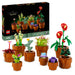 LEGO 10329 Icons Tiny Plants Set, Artificial Flowers in 9 Buildable Teracotta-Coloured Pots & 10311 Icons Orchid Artificial Plant Building Set with Flowers, Home Décor Accessory for Adults