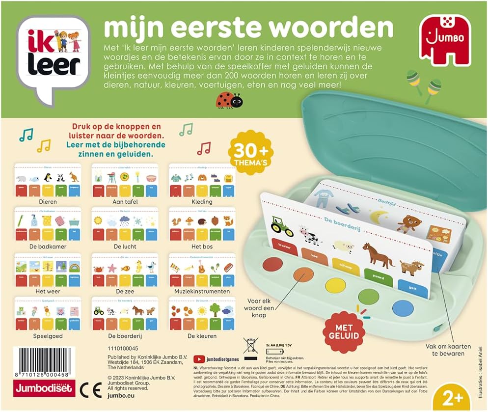 Jumbo - Ik Leer - Mijn eerste woorden - Educatief spel - Vanaf 2 jaar