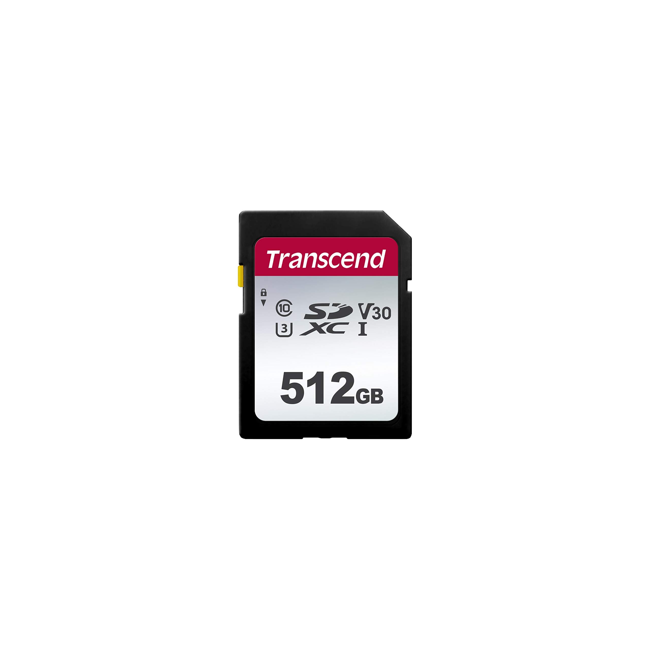 Transcend 300S - Flash Memory Card - 512 Gb - Video Class V30 / Uhs-I U3 / Class10 - Sdxc Uhs-I