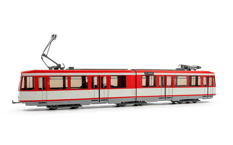 Rivarossi HR2945HM Tram Duewag M6 Nürnberg rot weiß lackiert Epoche IV-V DCC Loco - Elektro