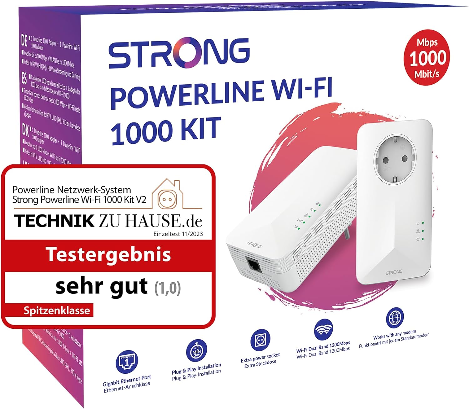 STRONG POWERLINE WI-FI 600 KIT