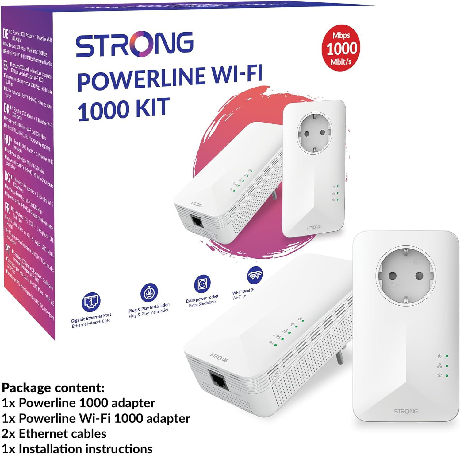 STRONG POWERLINE WI-FI 600 KIT