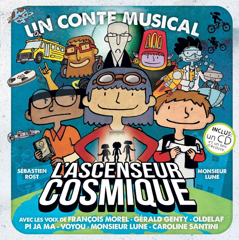 L?ascenseur Cosmique (Livre/CD), L’ascenseur Cosmique (Livre/CD)