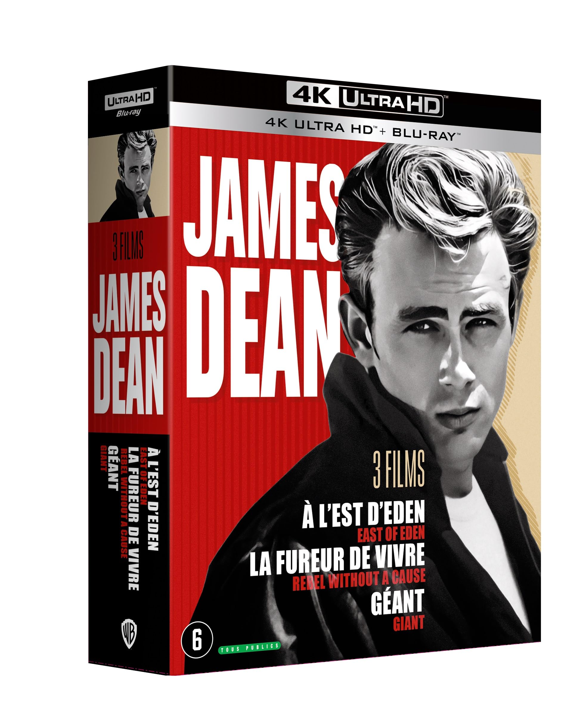 JAMES DEAN COLLECTION 4K UltraHD (NL Versie