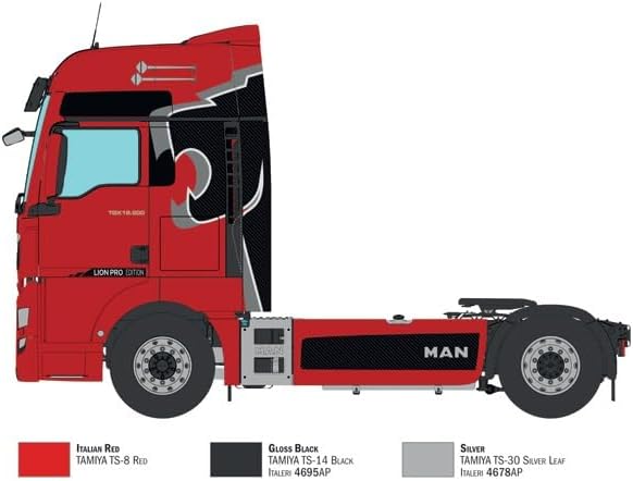 ITALERI 3959 Man - TGX 18-500 XXL Lion Pro Edition 1:24 Model Kit