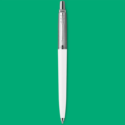 PARKER IM Fountain Pen | Stainless Steel with Chrome Trim | Medium Point with Blue Ink Cartridge | Gift Box