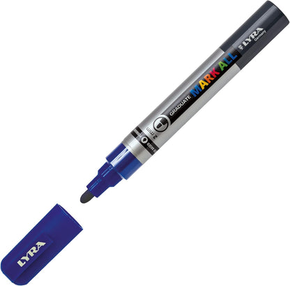 LYRA Mark All 2mm Permanent Graduated Markers - Turquoise (Pack of 6)