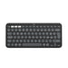 Logitech Pebble Keys 2 K380s, tastiera Bluetooth multidispositivo con tasti di scelta rapida personalizzabili, sottile e portatile, Easy-Switch per Windows, macOS, iPadOS, Android, ChromeOS