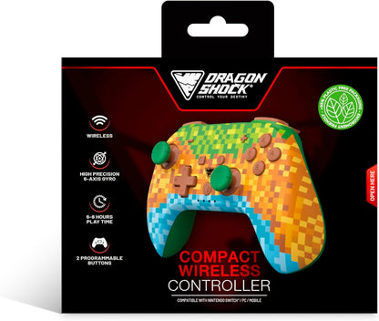 DragonShock - PopTop Cube - Compact Bluetooth Wireless Controller for Nintendo Switch - Switch OLED - PC - Android
