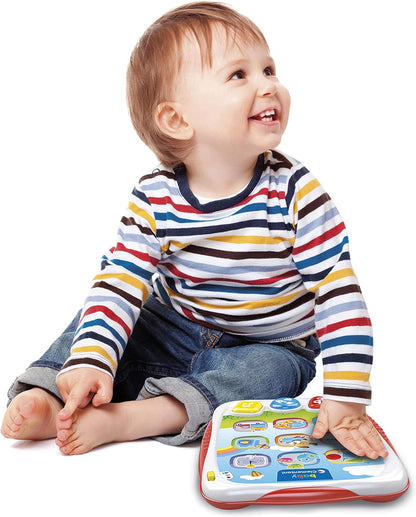 Clementoni-Il Mio Primo Educativo Parlante in Italiano, Gioco Bambino 1 Anno Interattivo, Tablet Giocattolo con Luci E Suoni, Insegna Numeri Lettere, Forme E Colori, Multicolore, 17742