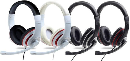 Gembird Cuffie Stereo Bianco Nero R