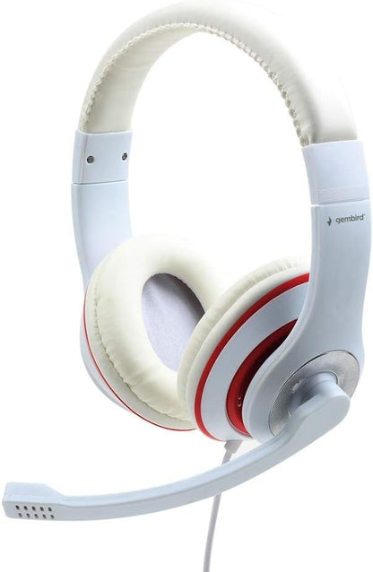 Gembird Cuffie Stereo Bianco Nero R