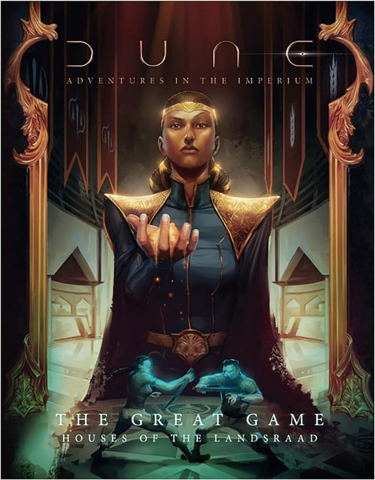 Modiphius Entertainment Dune: The Great Game: Houses of The Landsraad - 128 Page Hardcover RPG Supplement Book