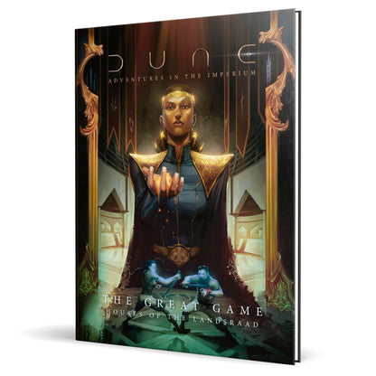 Modiphius Entertainment Dune: The Great Game: Houses of The Landsraad - 128 Page Hardcover RPG Supplement Book