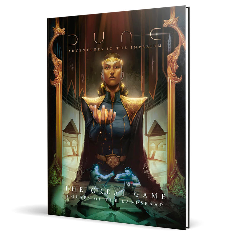 Modiphius Entertainment Dune: The Great Game: Houses of The Landsraad - 128 Page Hardcover RPG Supplement Book