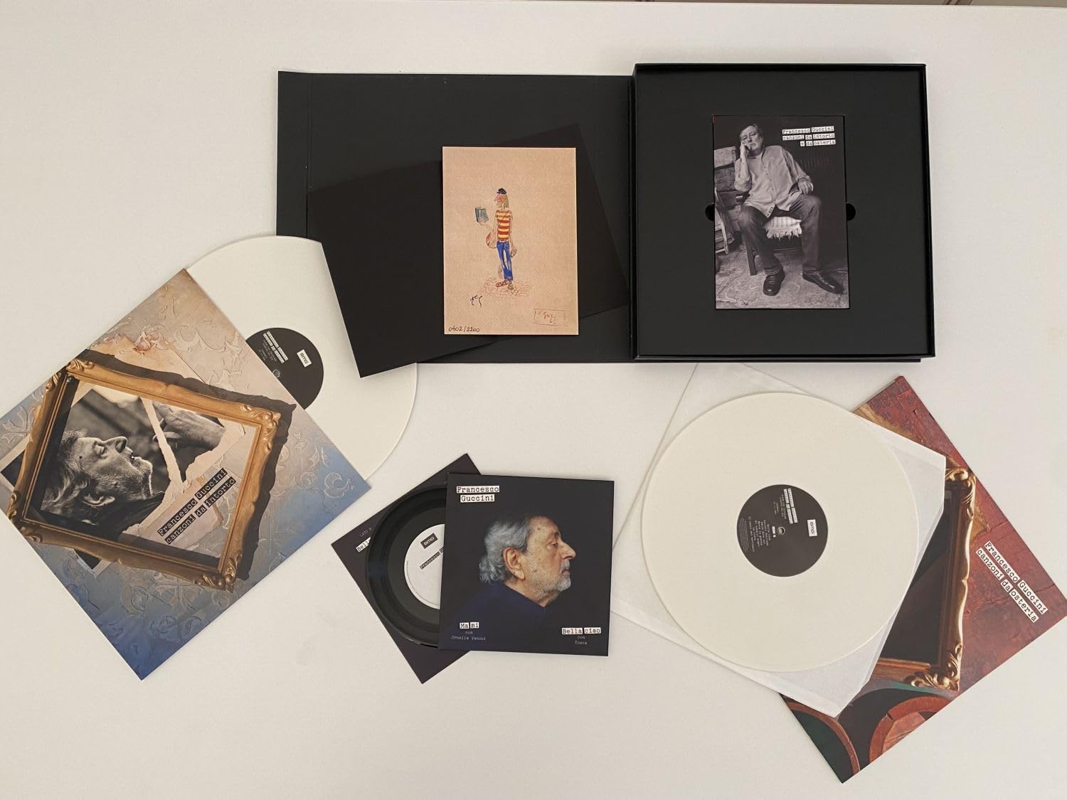 Canzoni Da Intorto E Da Osteria - Ltd Deluxe Double White Vinyl + 7-inch + 2CD + Book