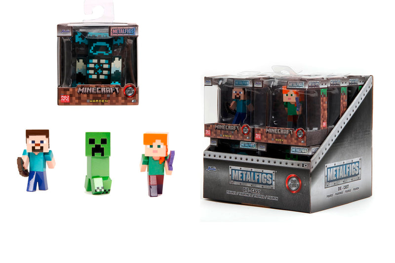 Jada Toys Minecraft Figures 2.5 Inch Action Figures Collectible Figures