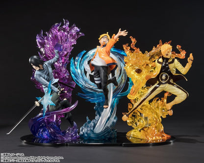 BANDAI TAMASHII NATIONS - Boruto: Naruto Next Generations - Sasuke Uchiha -Boruto- Kizuna Relation, Spirits FiguartsZERO Figure Boruto - Naruto Next Generations Black