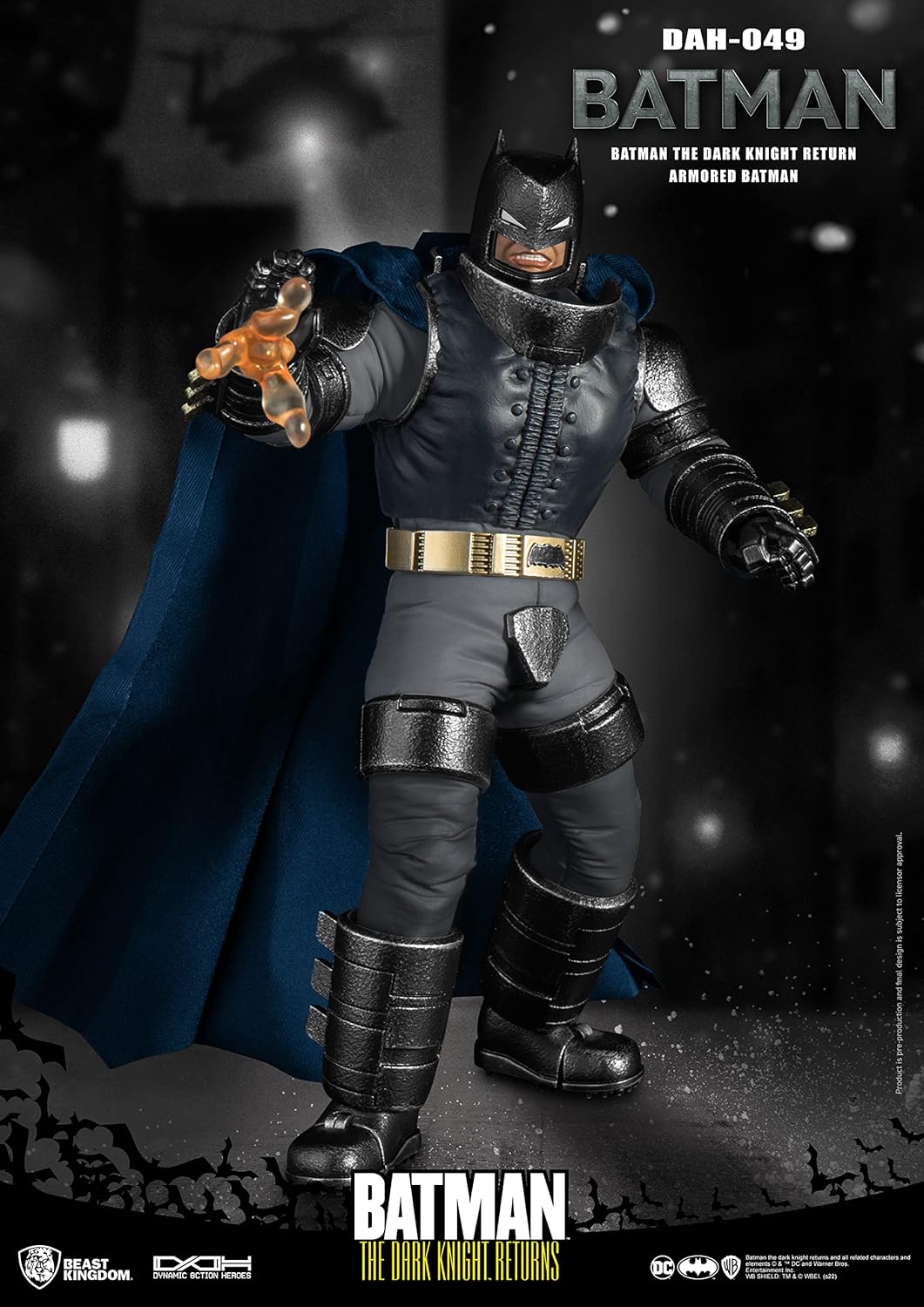 BEAST KINGDOM BATMAN THE DARK KNIGHT RETURNS FIGURE DYNAMIC 8CTION HEROES 1/9 ARMORED BATMAN 21 CM