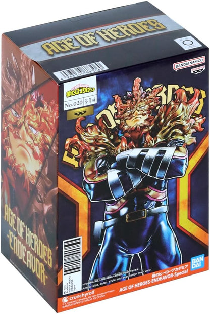 Banpresto, Endeavor My Hero Academia Age of Heroes Special Multicolor BP88306 Action Figure