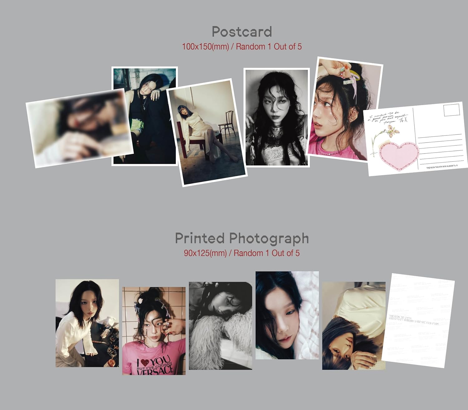 To. X (C Version) - incl. Booklet, Postcard, Mini-Poster, Polaroid, Photo + Photocard