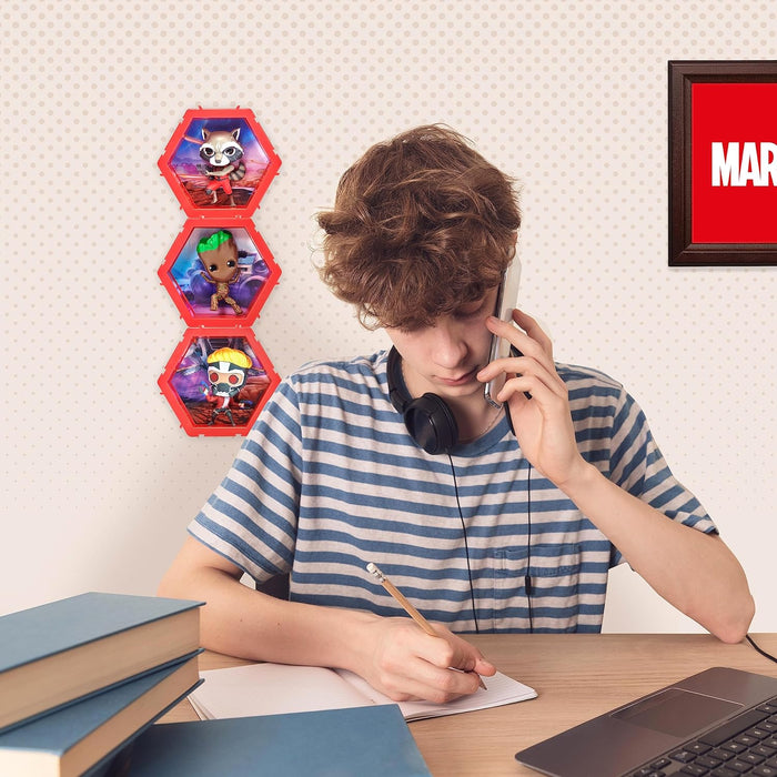 WOW! PODS 4D MARVEL Groot | Connectable Collectable Bobble-head figure that Bursts from their World into Yours | Wall or Shelf Display | MARVEL Toys and Gifts | Series 1 no. 409