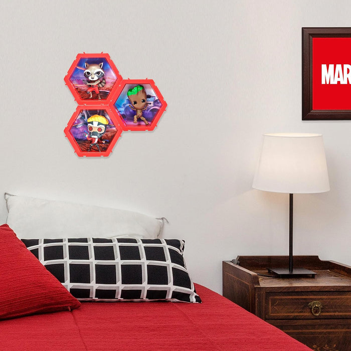 WOW! PODS 4D MARVEL Groot | Connectable Collectable Bobble-head figure that Bursts from their World into Yours | Wall or Shelf Display | MARVEL Toys and Gifts | Series 1 no. 409