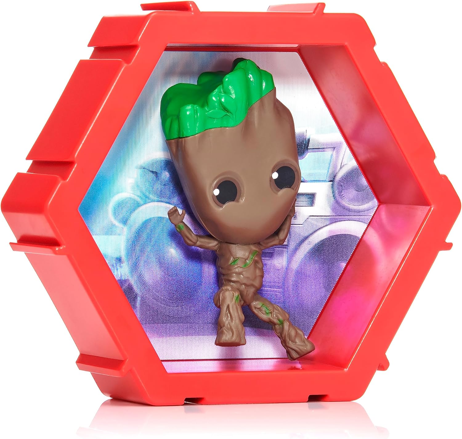 WOW! PODS 4D MARVEL Groot | Connectable Collectable Bobble-head figure that Bursts from their World into Yours | Wall or Shelf Display | MARVEL Toys and Gifts | Series 1 no. 409