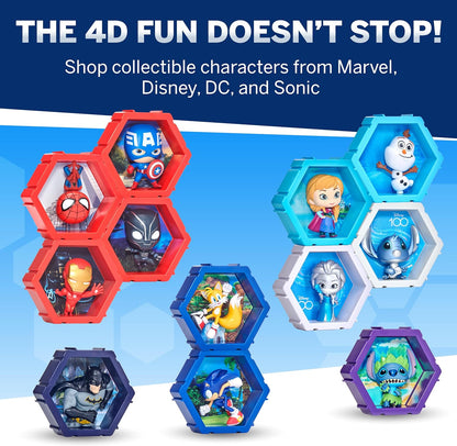 WOW! PODS - 4D Marvel Ironman, Unique Connectable Collectable Bobble-head figure that Bursts from their World into Yours, Wall or Shelf Display, Marvel Toys and Gifts, Series 1 no. 408